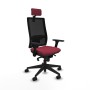 Chaise de Bureau avec Appui-tête Piqueras y Crespo 3D066N2 Bordeaux