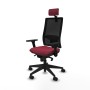 Chaise de Bureau avec Appui-tête Piqueras y Crespo 3D066N2 Bordeaux