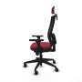 Chaise de Bureau avec Appui-tête Piqueras y Crespo 3D066N2 Bordeaux