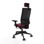 Chaise de Bureau avec Appui-tête Piqueras y Crespo 3D066N2 Bordeaux