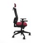 Chaise de Bureau avec Appui-tête Piqueras y Crespo 3D066N2 Bordeaux