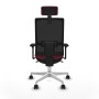 Office Chair with Headrest Piqueras y Crespo 3D026N2 Maroon