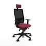 Chaise de Bureau avec Appui-tête Piqueras y Crespo 1D066N2 Bordeaux
