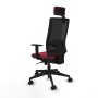 Chaise de Bureau avec Appui-tête Piqueras y Crespo 1D066N2 Bordeaux