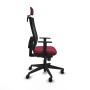 Chaise de Bureau avec Appui-tête Piqueras y Crespo 1D066N2 Bordeaux