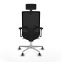 Chaise de Bureau avec Appui-tête Piqueras y Crespo 3D086G2 Noir