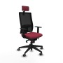 Chaise de Bureau avec Appui-tête Piqueras y Crespo 1D066G2 Bordeaux
