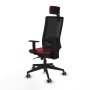 Chaise de Bureau avec Appui-tête Piqueras y Crespo 1D066G2 Bordeaux