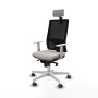 Chaise de Bureau avec Appui-tête Piqueras y Crespo 4B026G2 Blanc