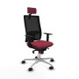 Chaise de Bureau avec Appui-tête Piqueras y Crespo 1D086N2 Bordeaux