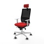 Chaise de Bureau avec Appui-tête Piqueras y Crespo 4B026G2 Rouge