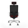 Chaise de Bureau avec Appui-tête Piqueras y Crespo 4B026G2 Rouge