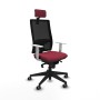 Office Chair with Headrest Piqueras y Crespo 4B066G2 Maroon
