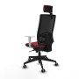 Chaise de Bureau avec Appui-tête Piqueras y Crespo 4B066G2 Bordeaux