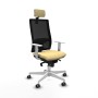Chaise de Bureau avec Appui-tête Piqueras y Crespo 4B026G2 Crème