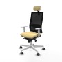 Office Chair with Headrest Piqueras y Crespo 4B026G2 Cream