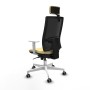Chaise de Bureau avec Appui-tête Piqueras y Crespo 4B026G2 Crème