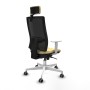 Chaise de Bureau avec Appui-tête Piqueras y Crespo 4B026G2 Crème