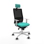 Chaise de Bureau avec Appui-tête Piqueras y Crespo 4B026G2 Turquoise