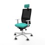 Chaise de Bureau avec Appui-tête Piqueras y Crespo 4B026G2 Turquoise