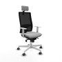 Chaise de Bureau avec Appui-tête Piqueras y Crespo 4B026G2 Gris clair