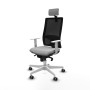 Chaise de Bureau avec Appui-tête Piqueras y Crespo 4B026G2 Gris clair