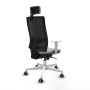 Chaise de Bureau avec Appui-tête Piqueras y Crespo 4B026G2 Gris clair