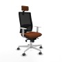 Office Chair with Headrest Piqueras y Crespo 4B026G2 Brown