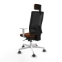 Office Chair with Headrest Piqueras y Crespo 4B026G2 Brown