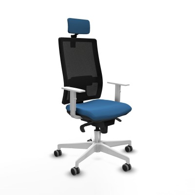 Chaise de Bureau avec Appui-tête Piqueras y Crespo 4B026G2 Bleu clair