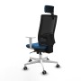 Chaise de Bureau avec Appui-tête Piqueras y Crespo 4B026G2 Bleu clair
