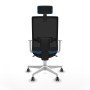 Chaise de Bureau avec Appui-tête Piqueras y Crespo 4B026G2 Bleu clair
