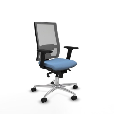 Chaise de Bureau Piqueras y Crespo 2D086N0 Bleu ciel