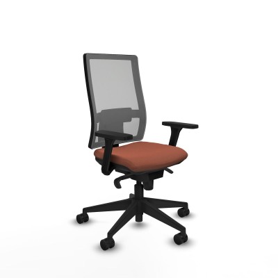 Chaise de Bureau Piqueras y Crespo 3D066N0 Marron Gris