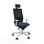 Office Chair with Headrest Piqueras y Crespo 4B026G2 Navy Blue