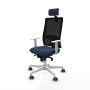 Office Chair with Headrest Piqueras y Crespo 4B026G2 Navy Blue