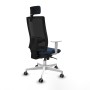 Office Chair with Headrest Piqueras y Crespo 4B026G2 Navy Blue