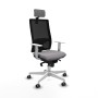 Chaise de Bureau avec Appui-tête Piqueras y Crespo 4B026G2 Gris