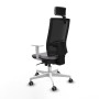 Chaise de Bureau avec Appui-tête Piqueras y Crespo 4B026G2 Gris