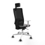 Chaise de Bureau avec Appui-tête Piqueras y Crespo 4B026G2 Gris