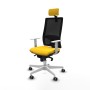 Chaise de Bureau avec Appui-tête Piqueras y Crespo 4B026G2 Jaune