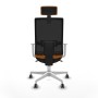 Chaise de Bureau avec Appui-tête Piqueras y Crespo 4B026G2 Orange