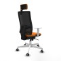 Chaise de Bureau avec Appui-tête Piqueras y Crespo 4B026G2 Orange