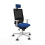 Chaise de Bureau avec Appui-tête Piqueras y Crespo 4B026G2 Bleu