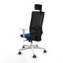 Chaise de Bureau avec Appui-tête Piqueras y Crespo 4B026G2 Bleu