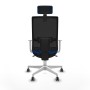 Chaise de Bureau avec Appui-tête Piqueras y Crespo 4B026G2 Bleu