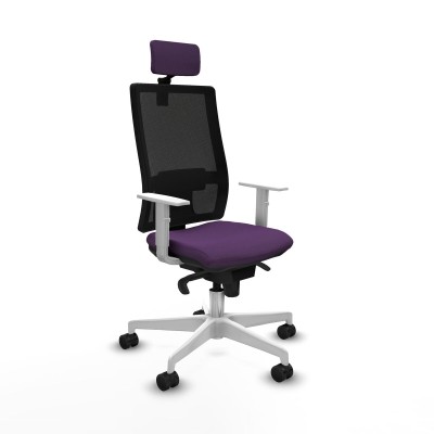 Chaise de Bureau avec Appui-tête Piqueras y Crespo 4B026N2 Violet