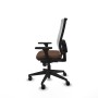 Chaise de Bureau Piqueras y Crespo 3D066N0 Blanc Brun foncé