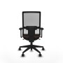 Chaise de Bureau Piqueras y Crespo 3D066N0 Blanc Brun foncé