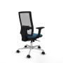 Chaise de Bureau Piqueras y Crespo 2D086N0 Blanc Vert pétrole